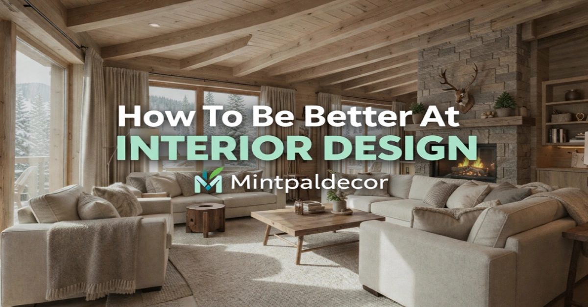 We tell you in detail about: How to be better at interior design mintpaldecor